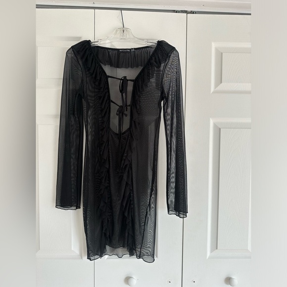 Black mesh cover up - Picture 4 of 7